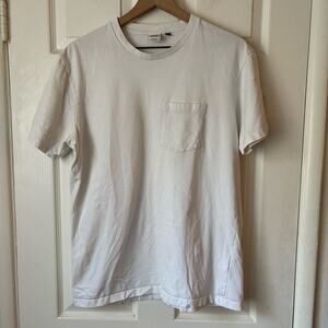 Deus ex Machina Men's White Pocket T-Shirt size large